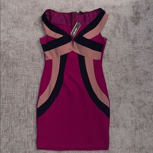 Color Block BodyCon Dress